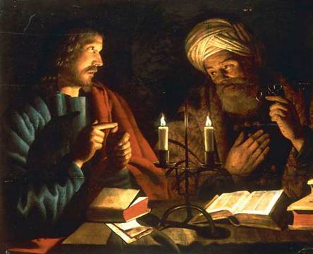 Jezuz in Nikodem (Hendricksz, 17. stol.)